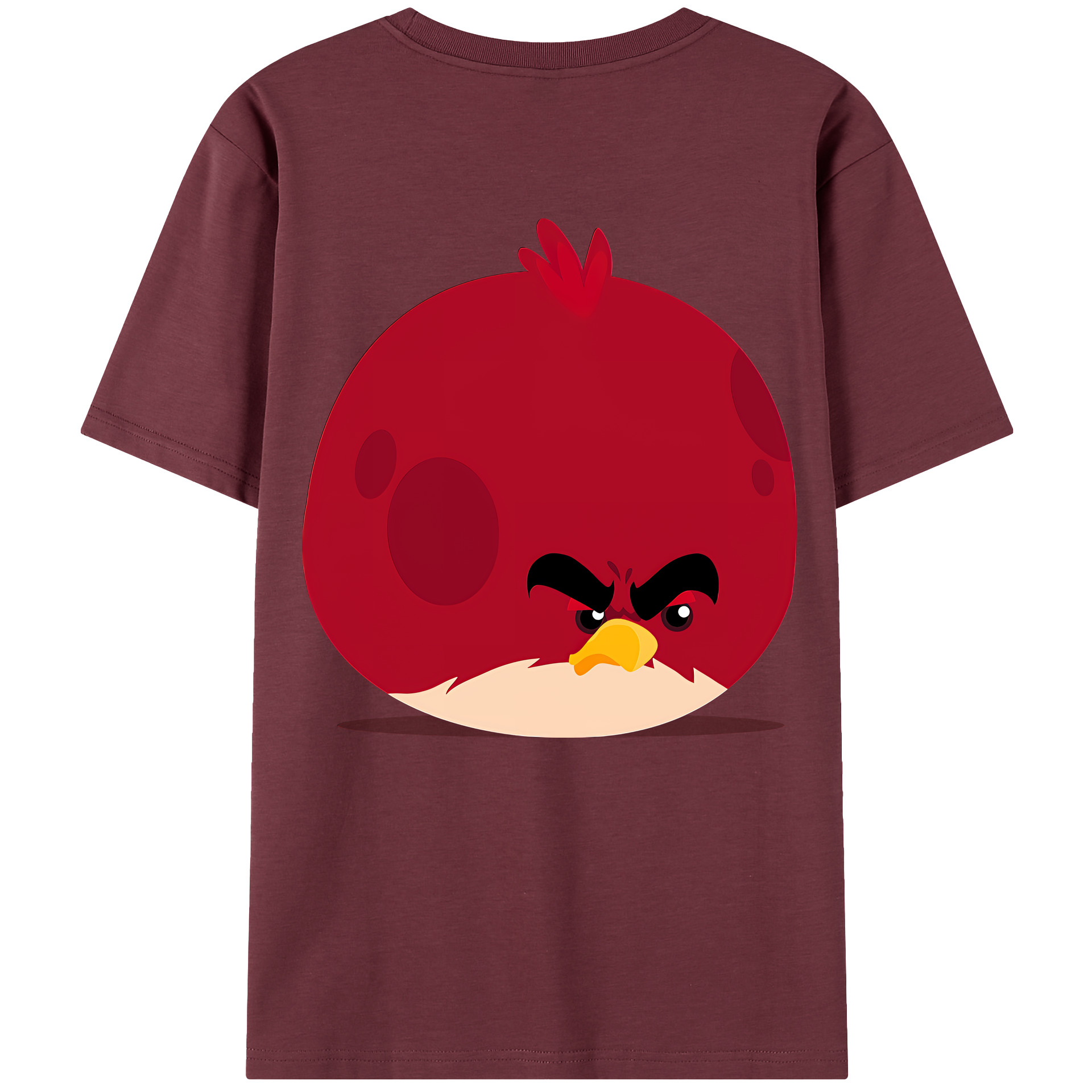 （画像用） Angry Birds アングリーバード 綿100％半袖Tシャツ（背面プリント）